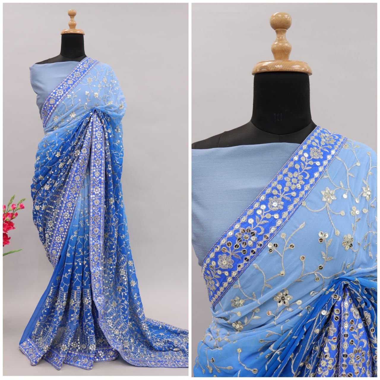 Jivani Stylist Wholesale Designer Party Wear Sarees Catalog
